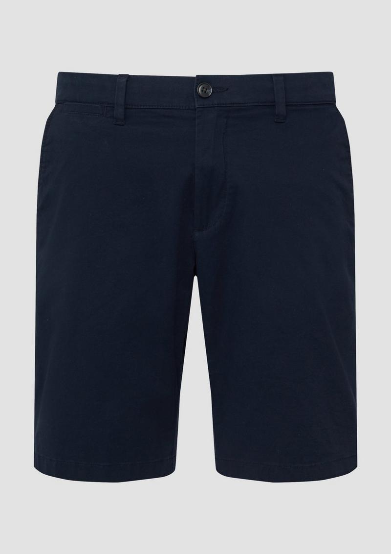 s.Oliver Phoenix: Chino-Shorts aus Baumwollstretch - navy
