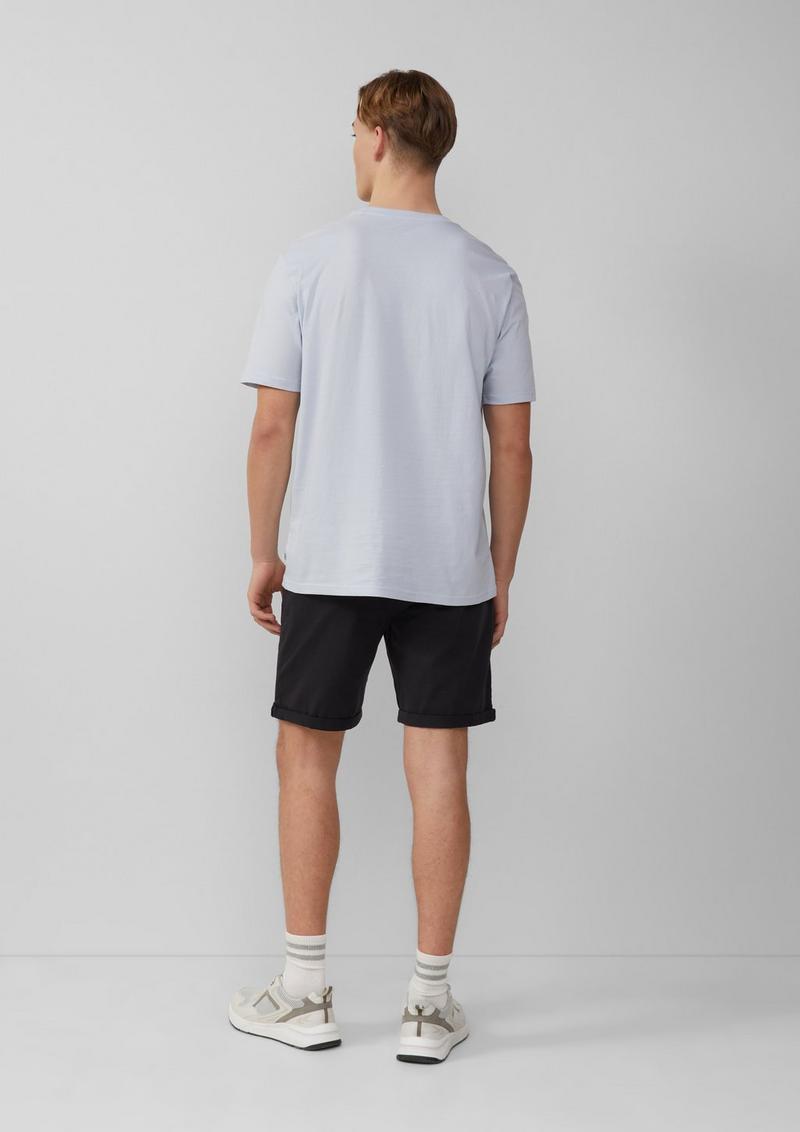 s.Oliver T-Shirt mit kleinem Print - blassblau