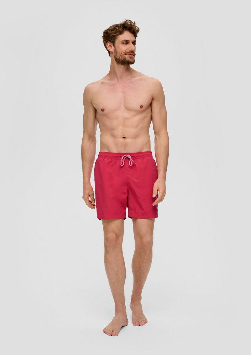 s.Oliver Badeshorts mit Eingrifftaschen - himbeere