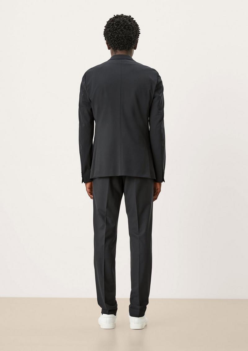 s.Oliver Slim Fit: Sakko mit Hyperstretch - schwarz