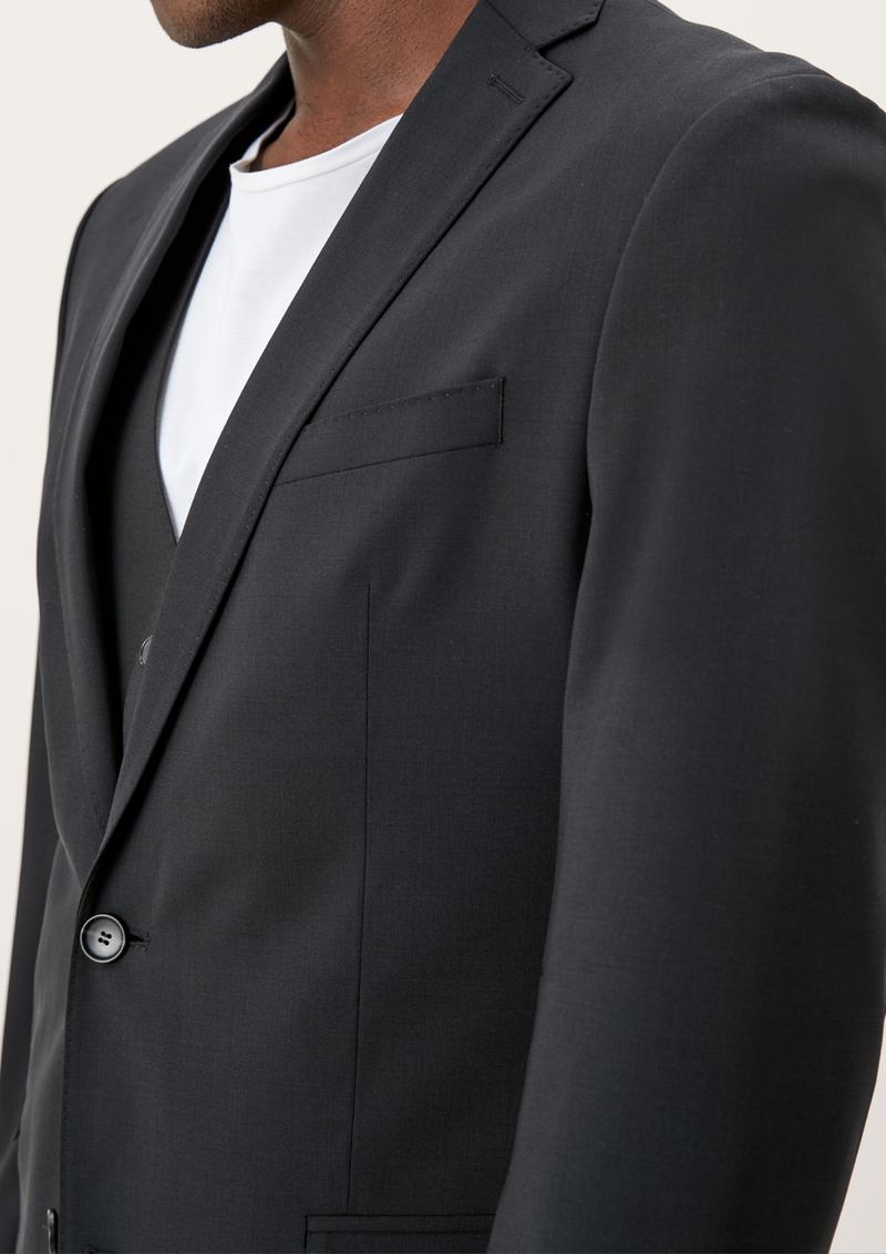 s.Oliver Slim Fit: Sakko mit Hyperstretch - schwarz
