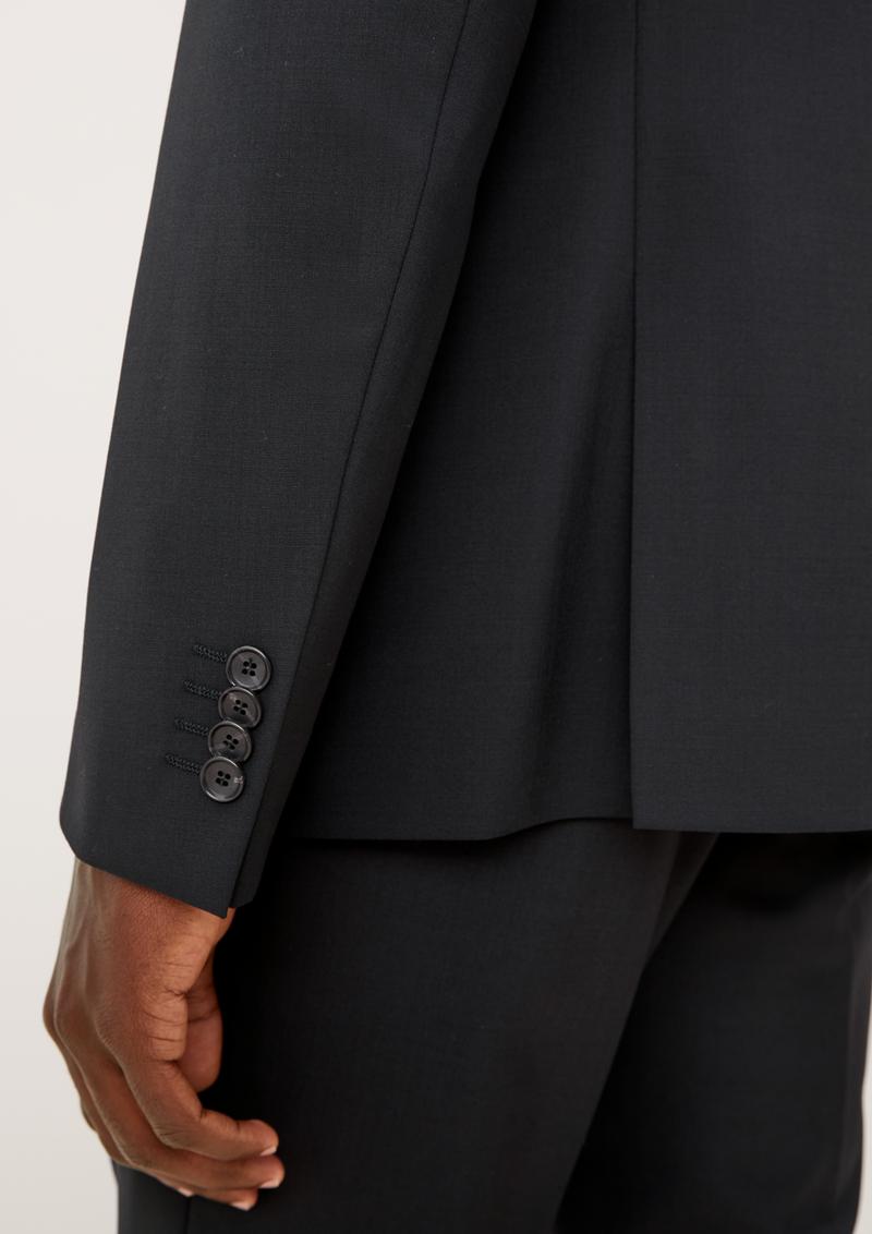 s.Oliver Slim Fit: Sakko mit Hyperstretch - schwarz