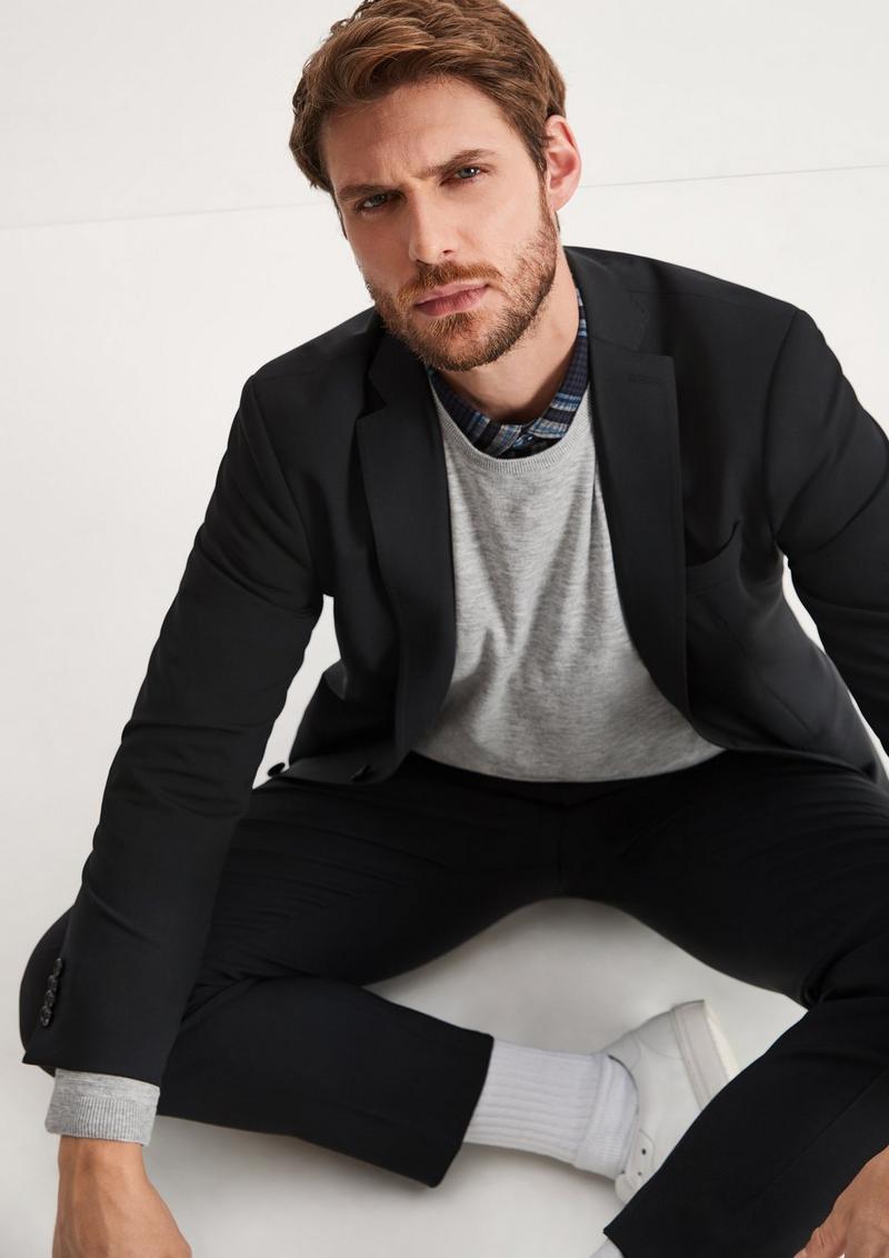 s.Oliver Slim Fit: Sakko mit Hyperstretch - schwarz