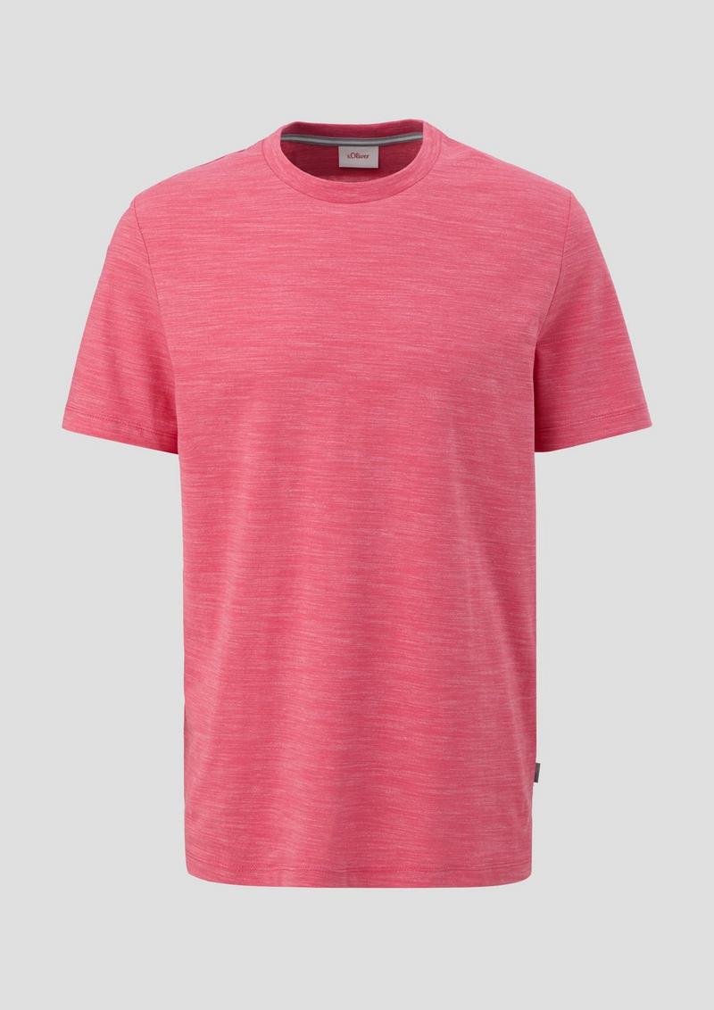 s.Oliver T-Shirt mit Crew Neck - pink