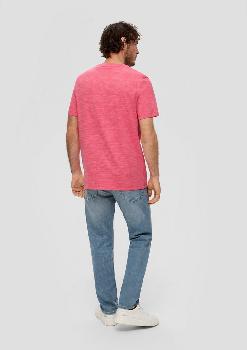 s.Oliver T-Shirt mit Crew Neck - pink