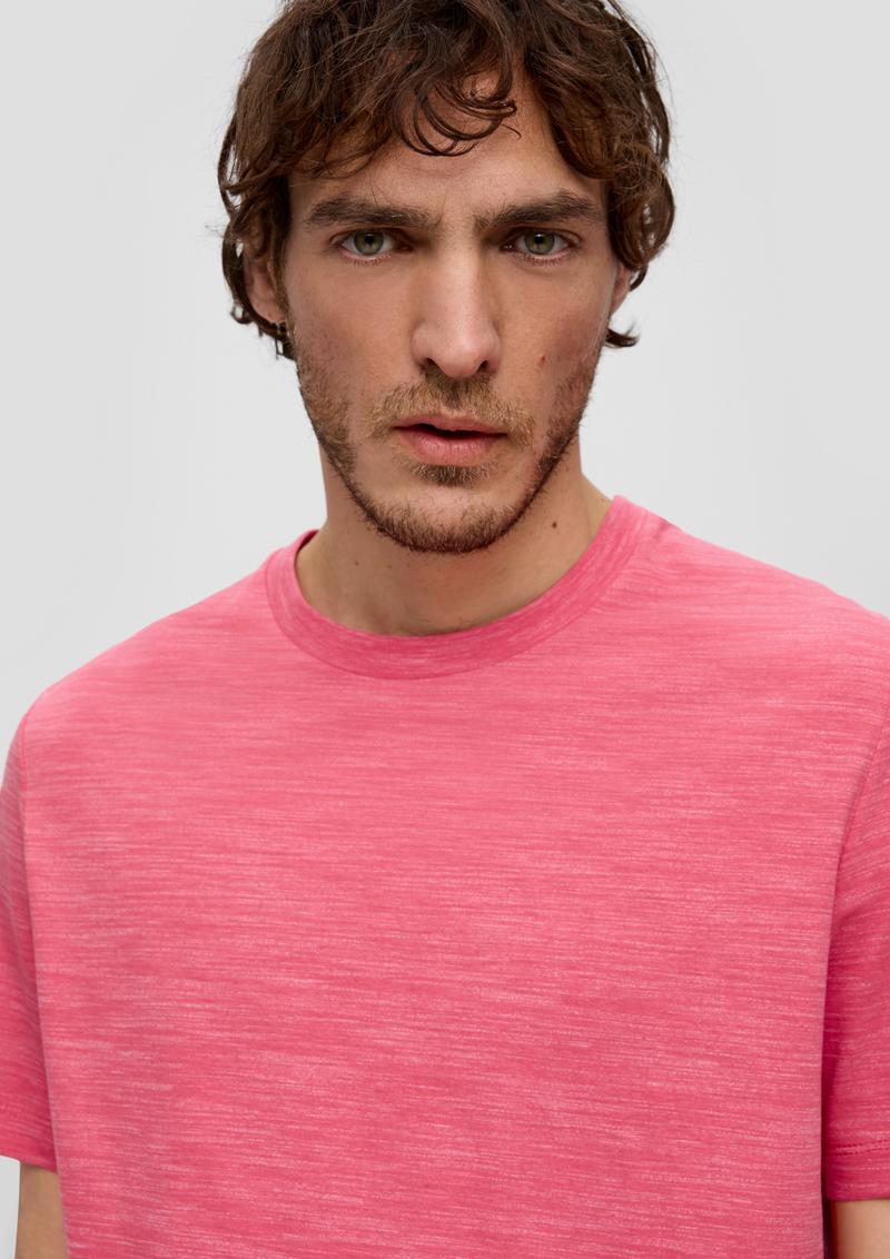 s.Oliver T-Shirt mit Crew Neck - pink