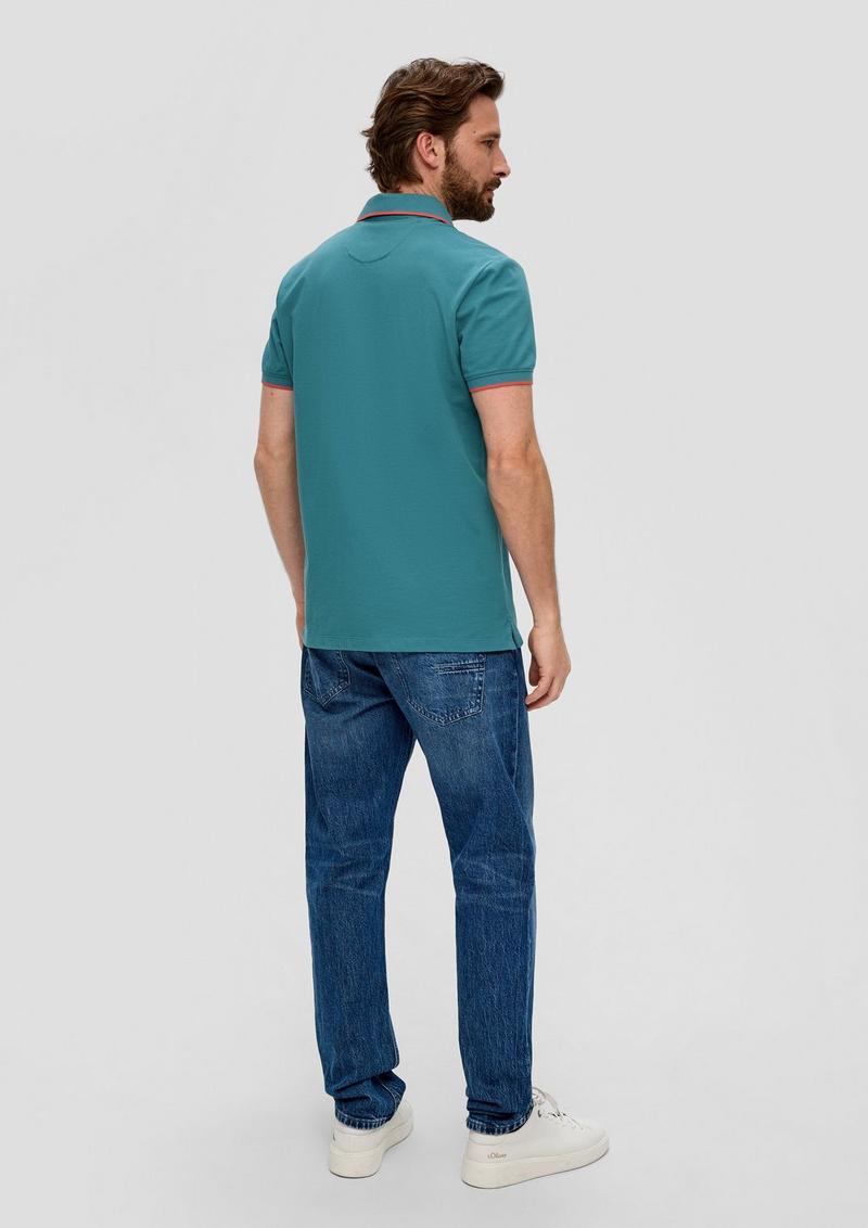s.Oliver Poloshirt mit Logo - petrol