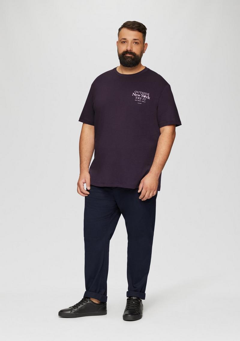 s.Oliver T-Shirt mit Print - lila