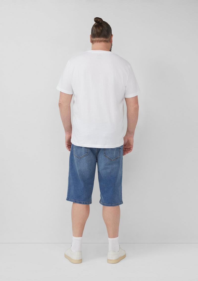 s.Oliver T-Shirt mit Logo-Print - weiß