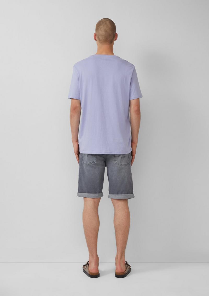 s.Oliver T-Shirt mit Logo-Druck - lavendel