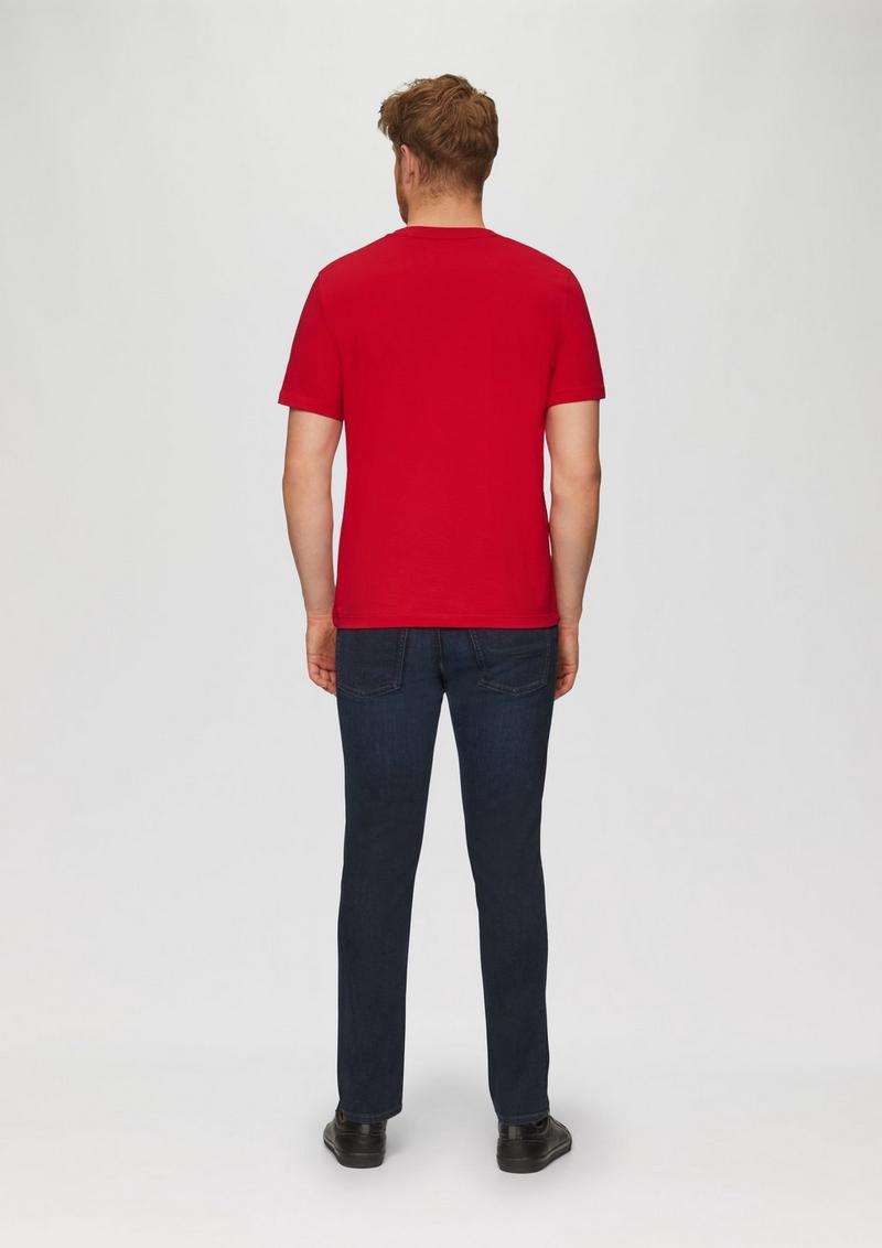 s.Oliver T-Shirt mit Frontprint - rot