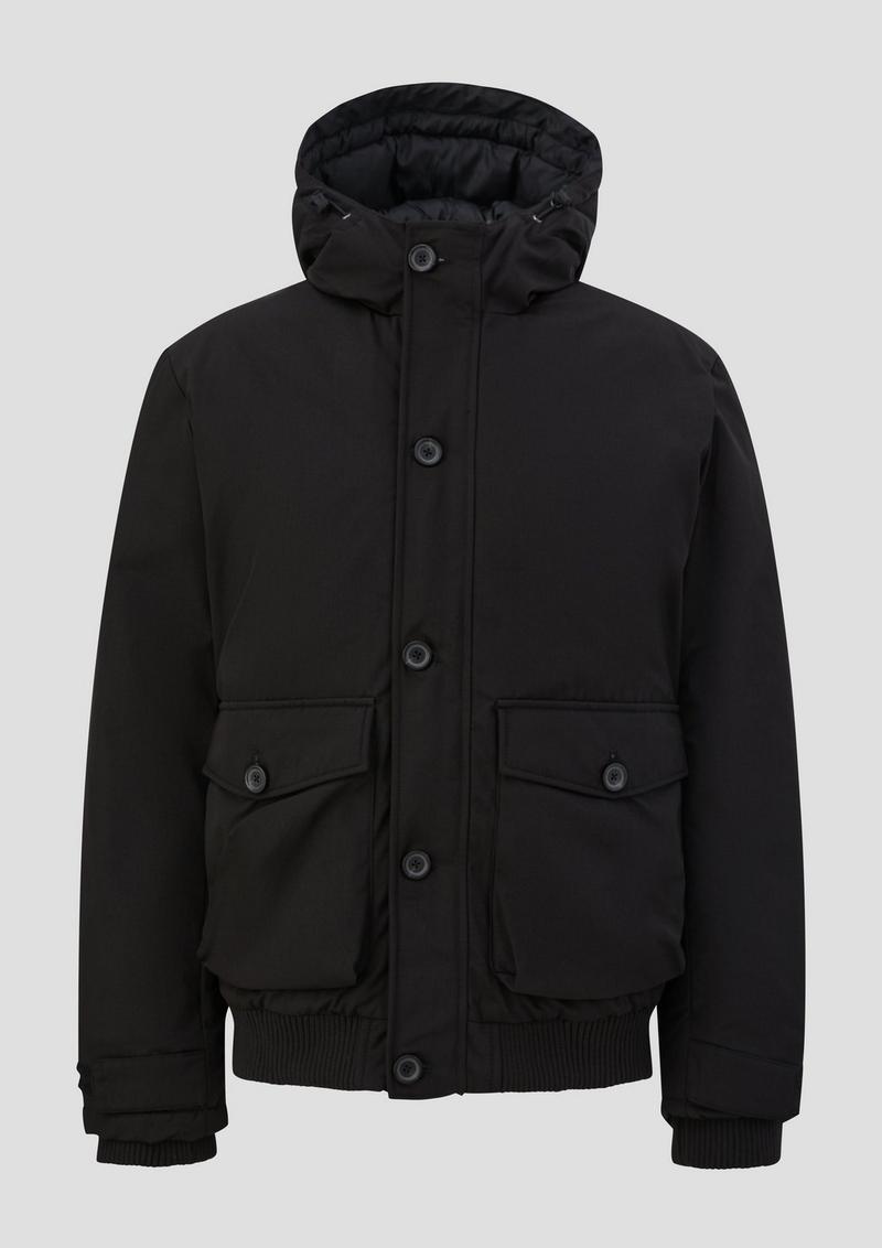 s.Oliver Jacke mit Pattentaschen - schwarz