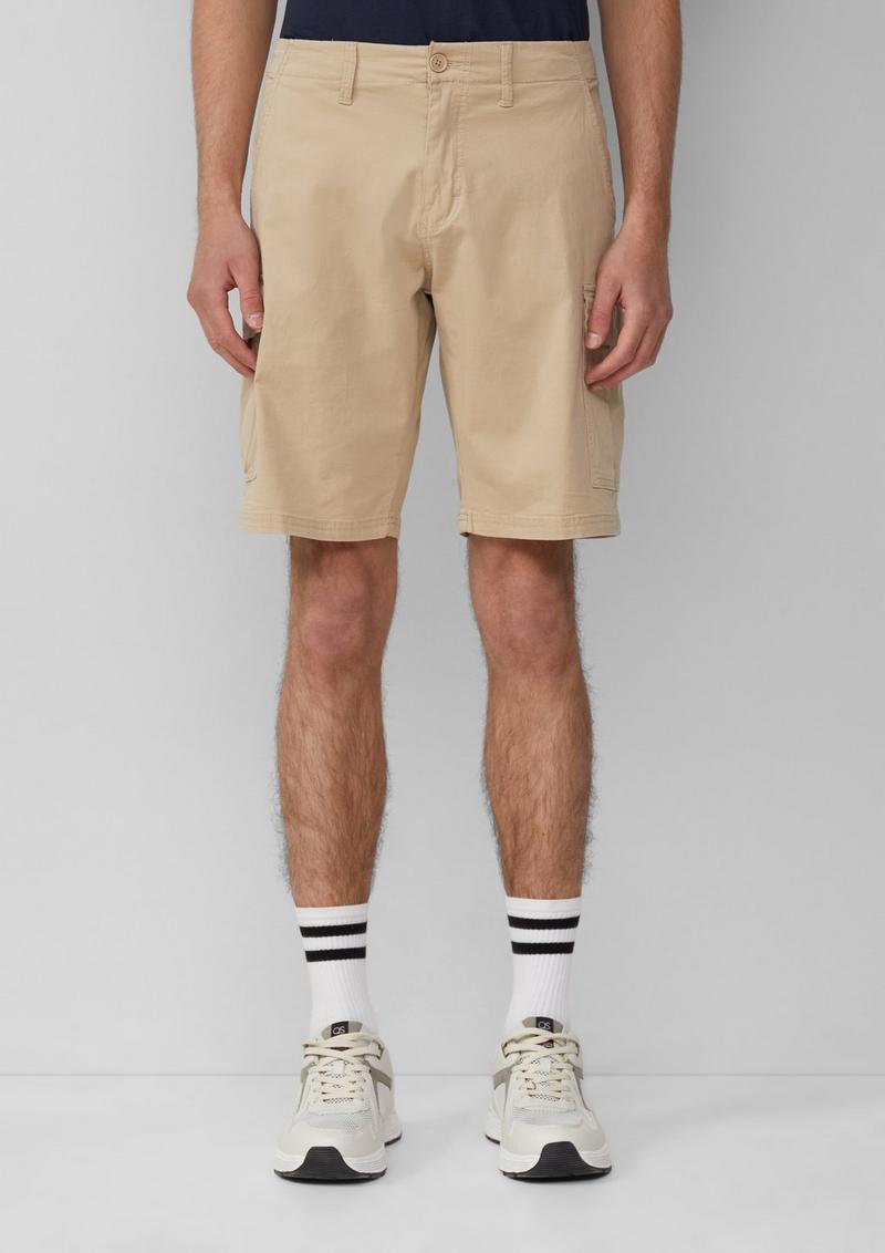s.Oliver Cargo-Shorts aus Baumwollstretch - sandstein