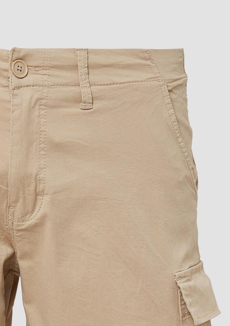 s.Oliver Cargo-Shorts aus Baumwollstretch - sandstein