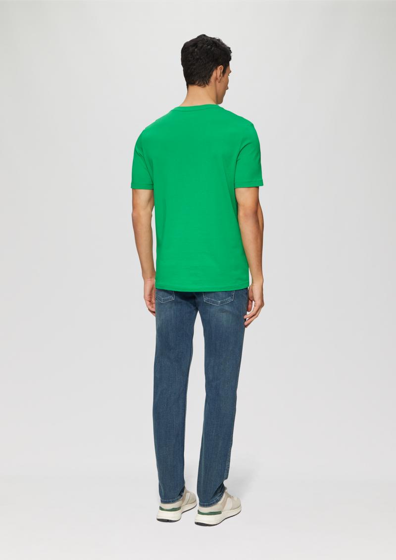 s.Oliver T-Shirt mit Logo-Print - grün