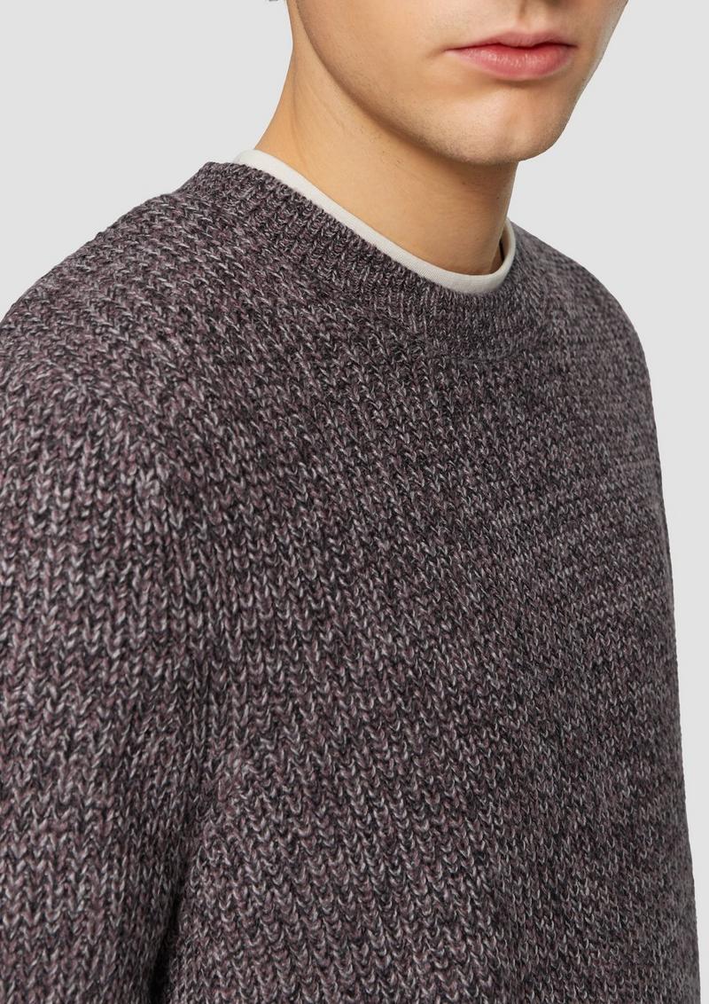 s.Oliver Strickpullover mit Rippstruktur - schwarz