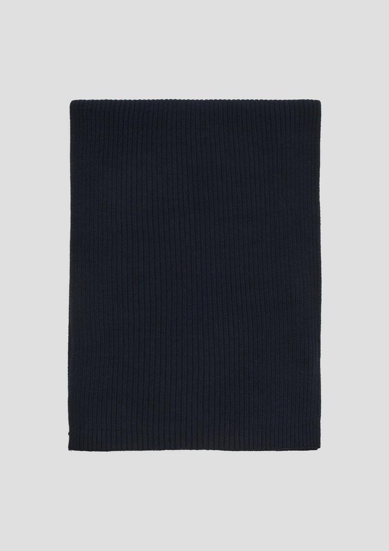 s.Oliver Strickschal aus Baumwolle - navy