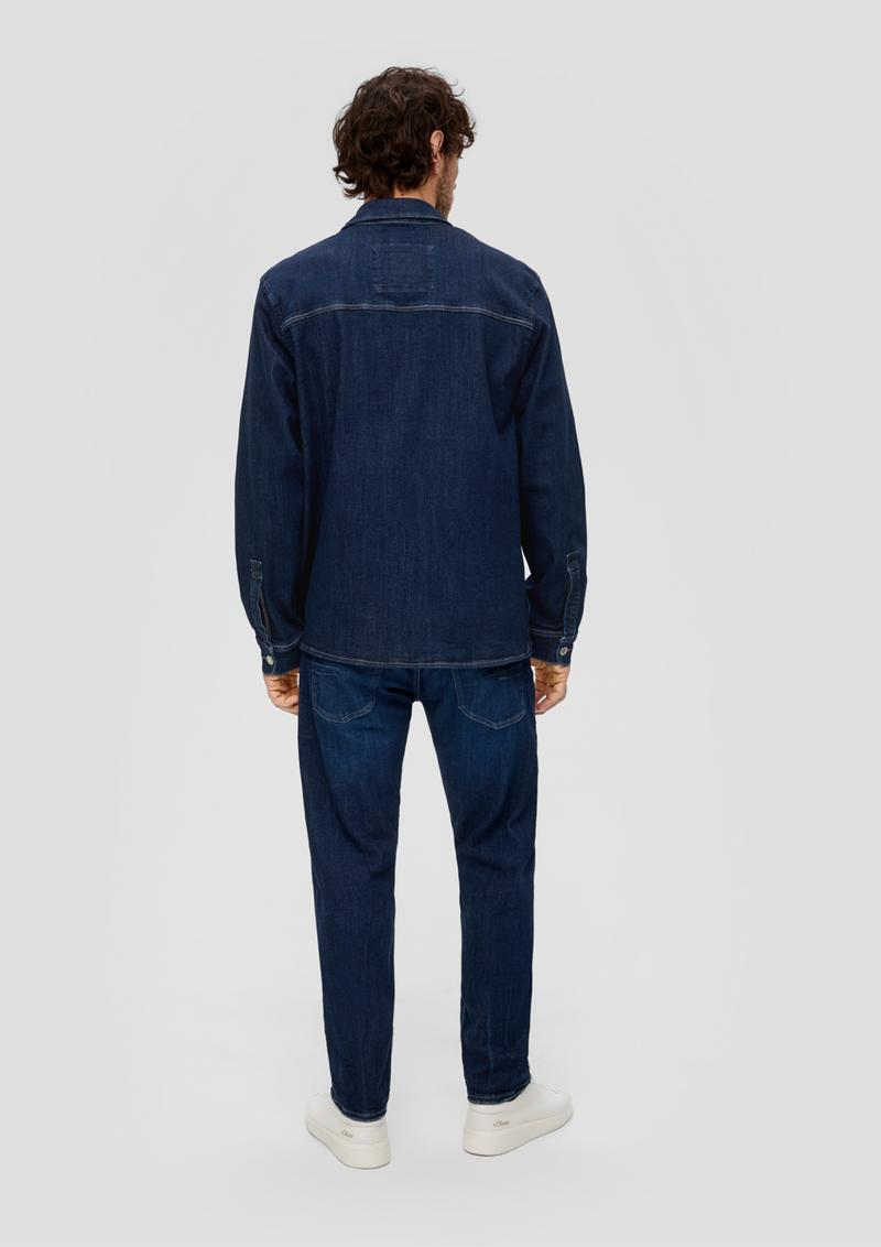 s.Oliver Overshirt aus Denim - blau