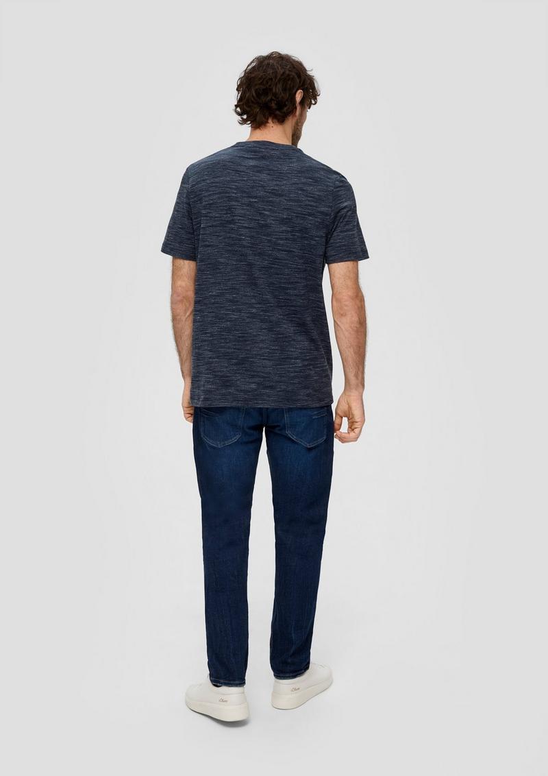 s.Oliver T-Shirt mit Crew Neck - navy