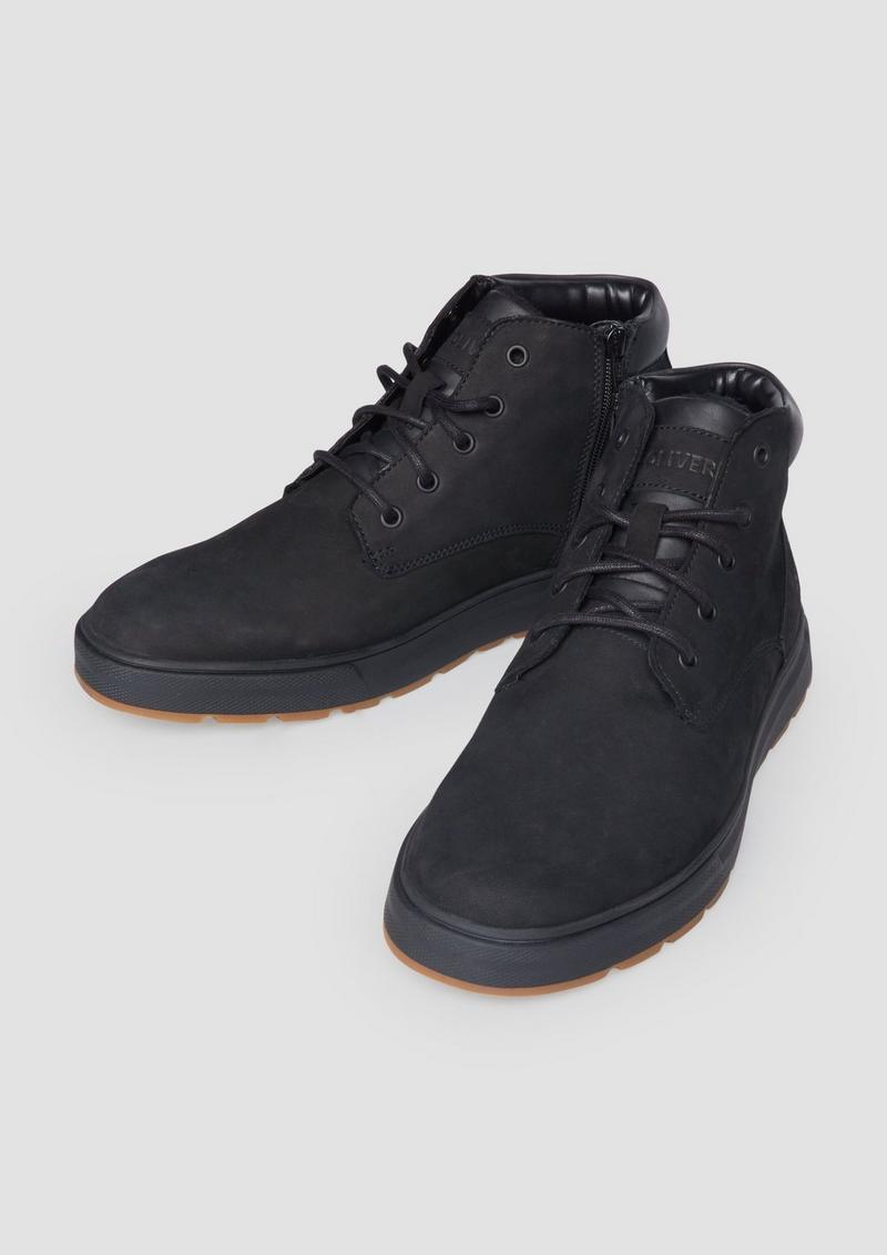 s.Oliver Stiefel aus Leder - schwarz