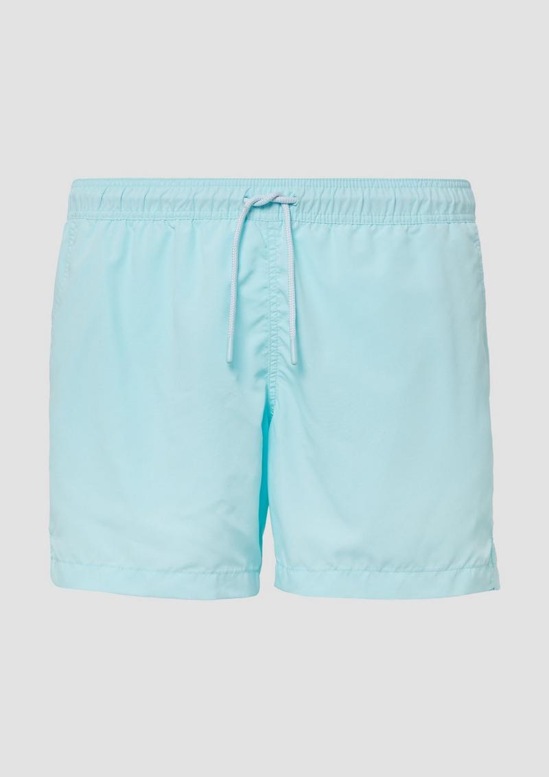 s.Oliver Badeshorts mit Tunnelzug und Eingrifftaschen - türkis