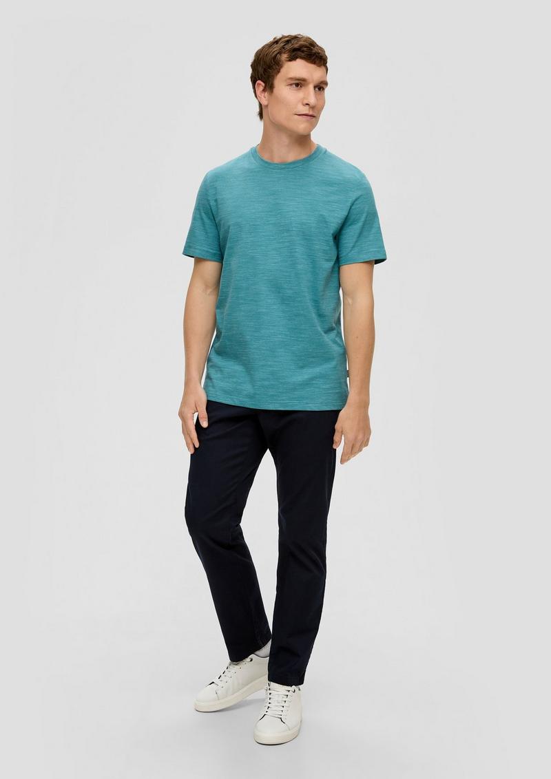 s.Oliver T-Shirt mit Crew Neck - türkis