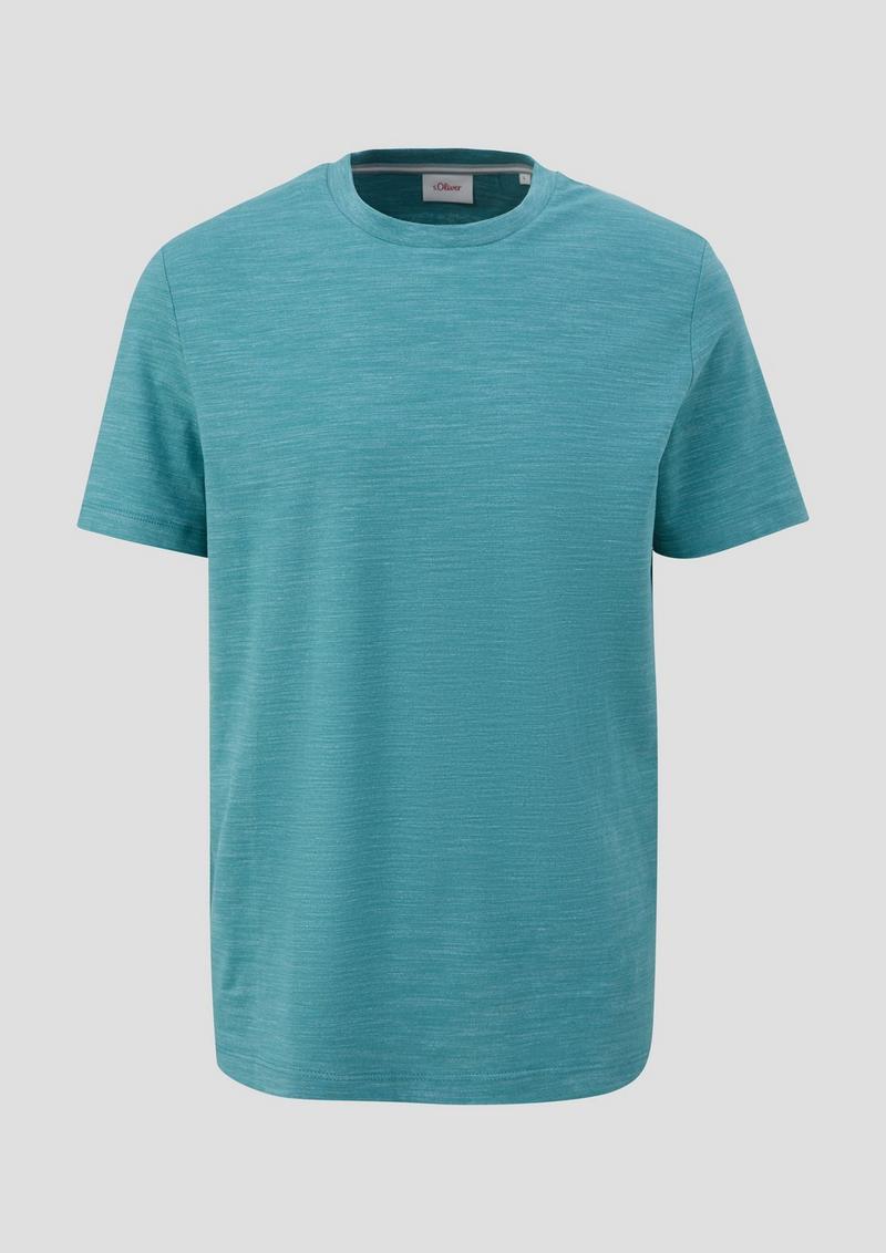 s.Oliver T-Shirt mit Crew Neck - türkis