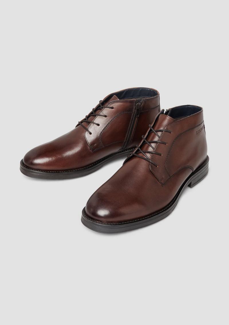 s.Oliver Stiefel aus Leder - braun