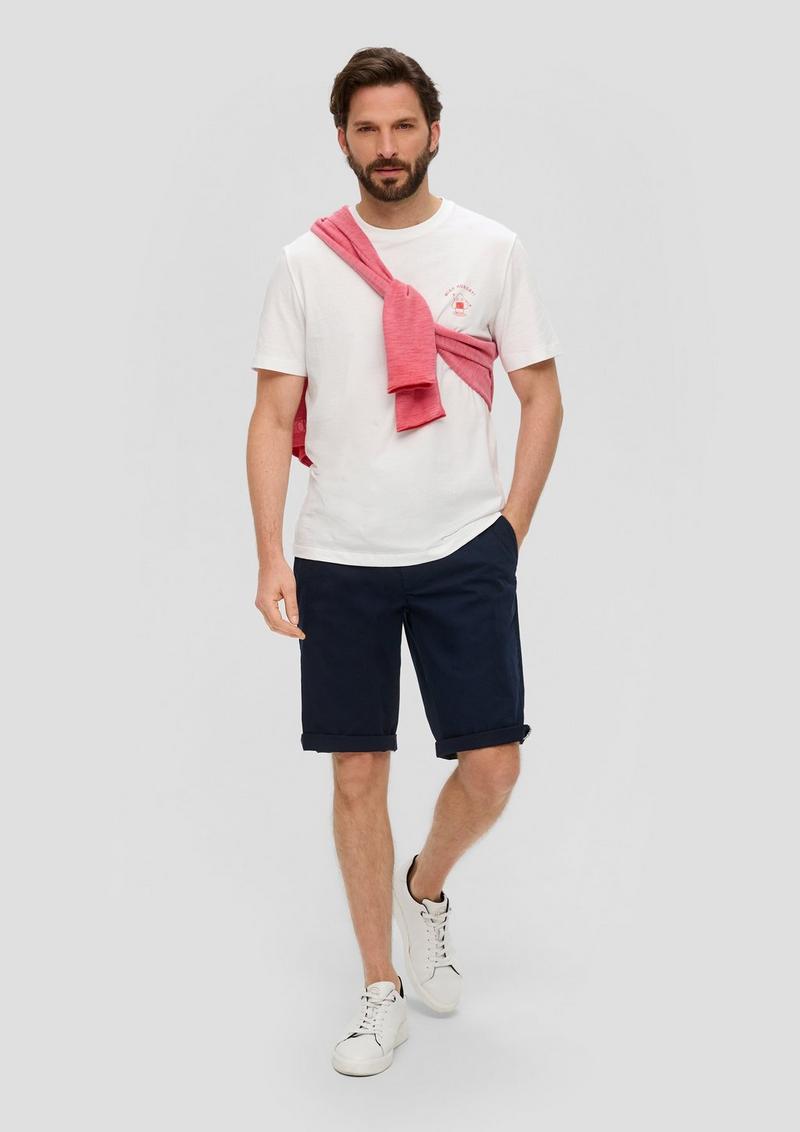 s.Oliver Strickpullover mit Rollsaum - koralle