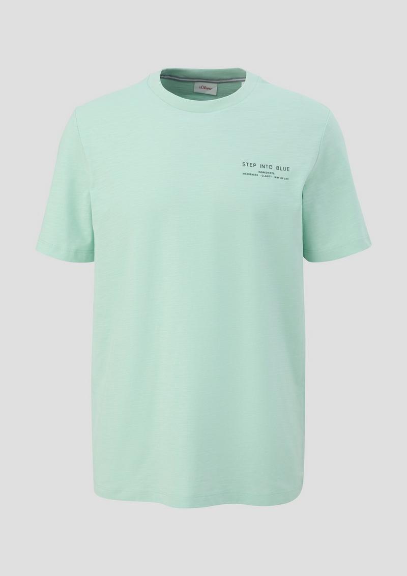 s.Oliver T-Shirt mit Rundhalsausschnitt - minze