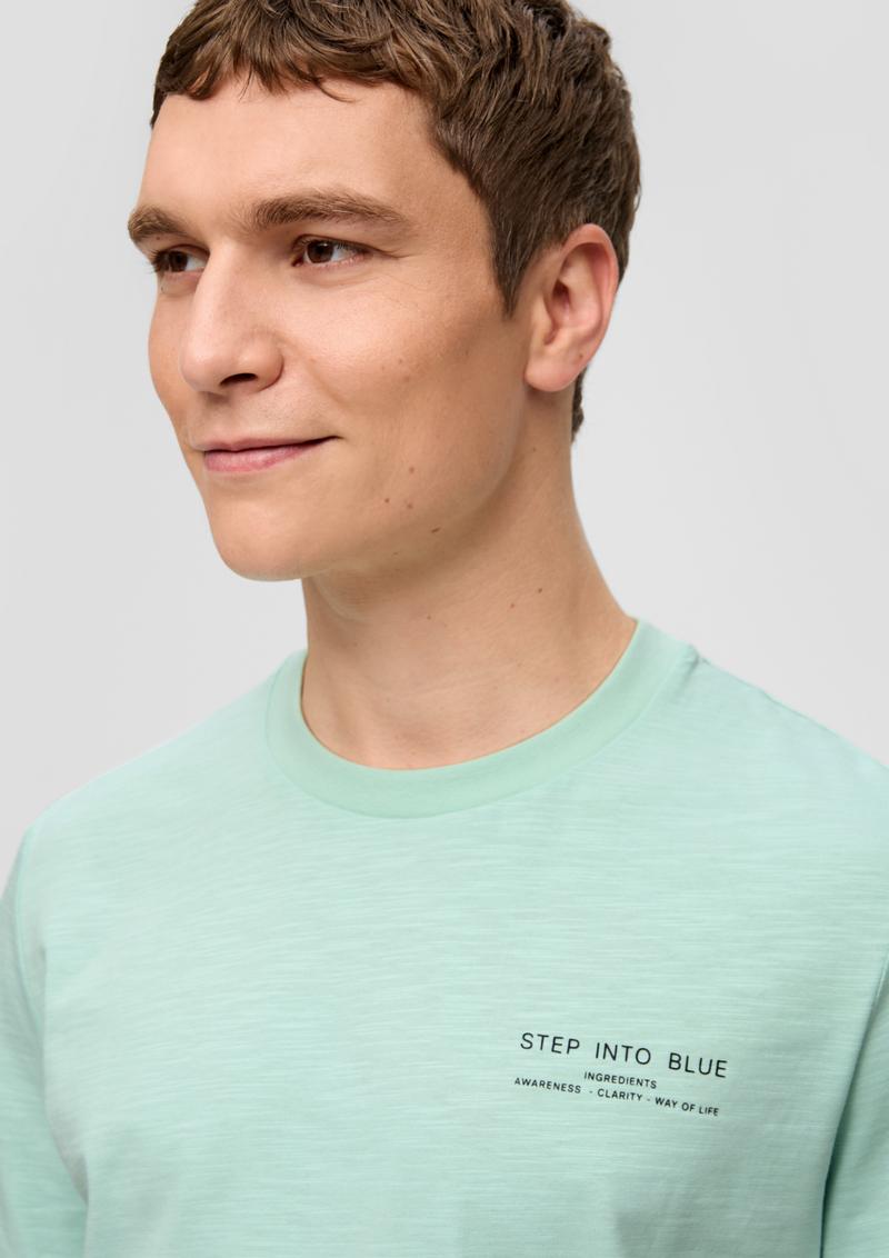 s.Oliver T-Shirt mit Rundhalsausschnitt - minze