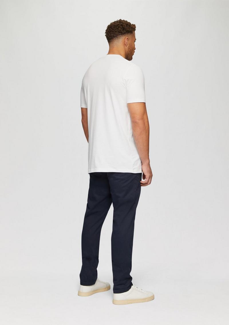 s.Oliver T-Shirt mit Logo-Print - weiß