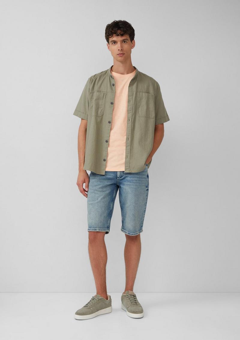 s.Oliver Jeans-Bermuda / Regular Fit / Mid Rise - blau