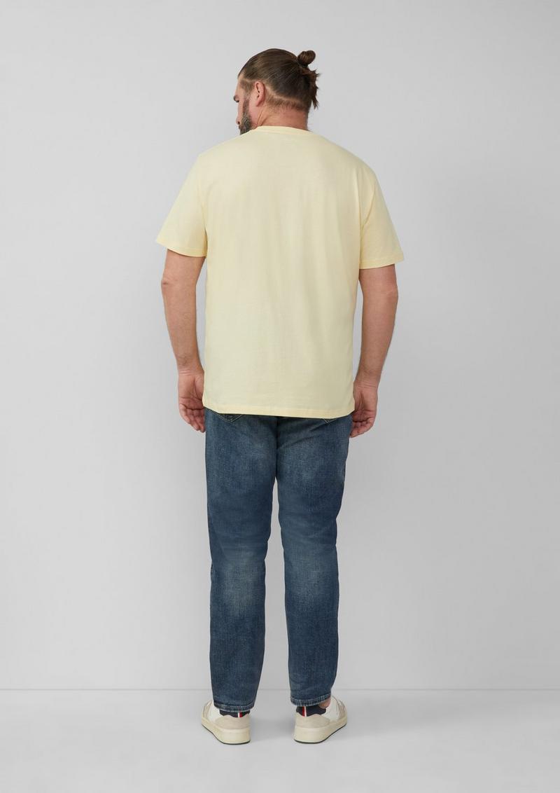 s.Oliver T-Shirt mit Artwork - vanille