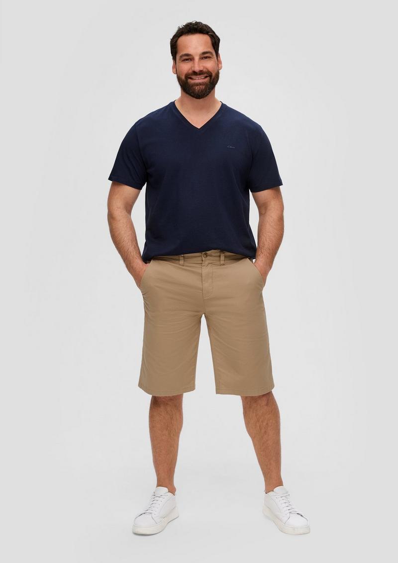 s.Oliver Bermuda mit Straight Leg - sandstein