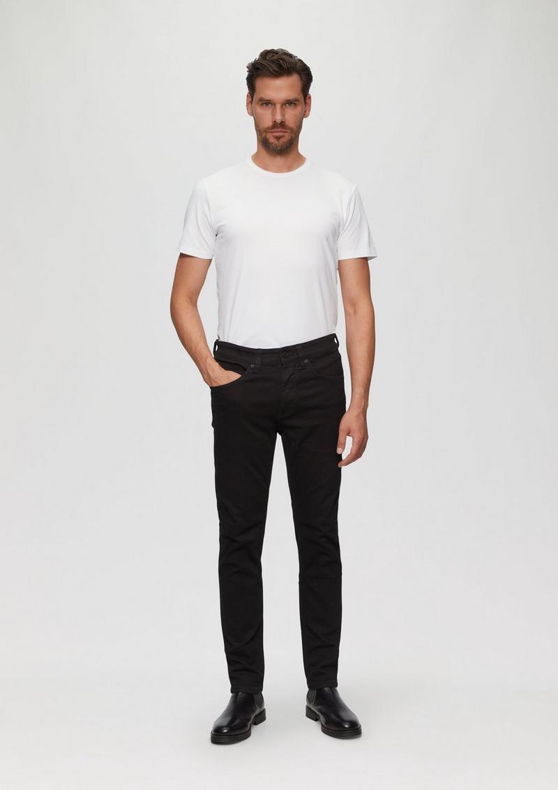 s.Oliver T-Shirt aus Baumwollstretch - weiß