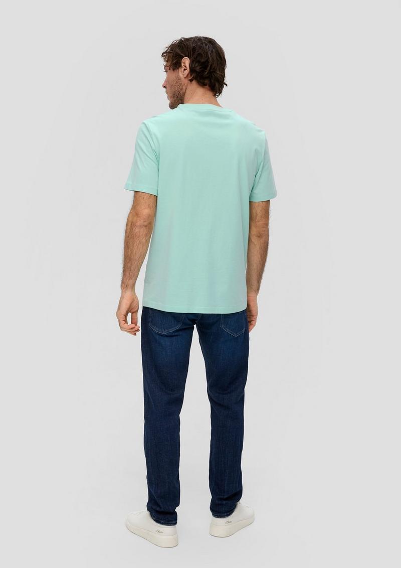 s.Oliver T-Shirt mit Artwork - minze