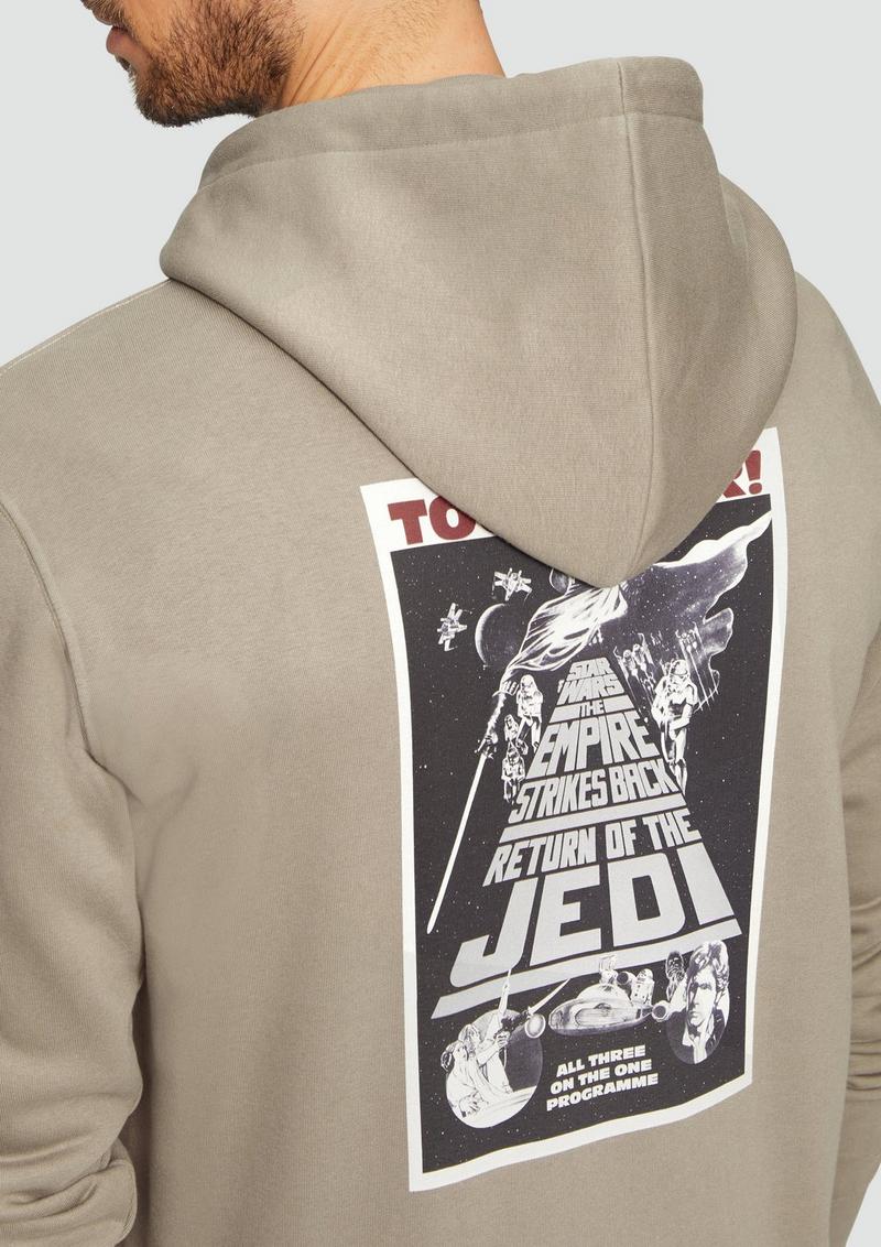 s.Oliver Hoodie mit Starwars®-Artwork - hellbraun