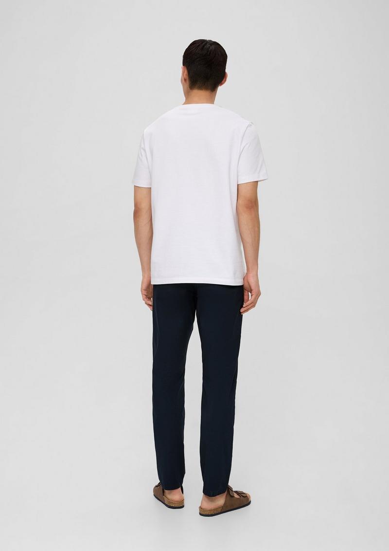 s.Oliver Hose aus Baumwollstretch - navy