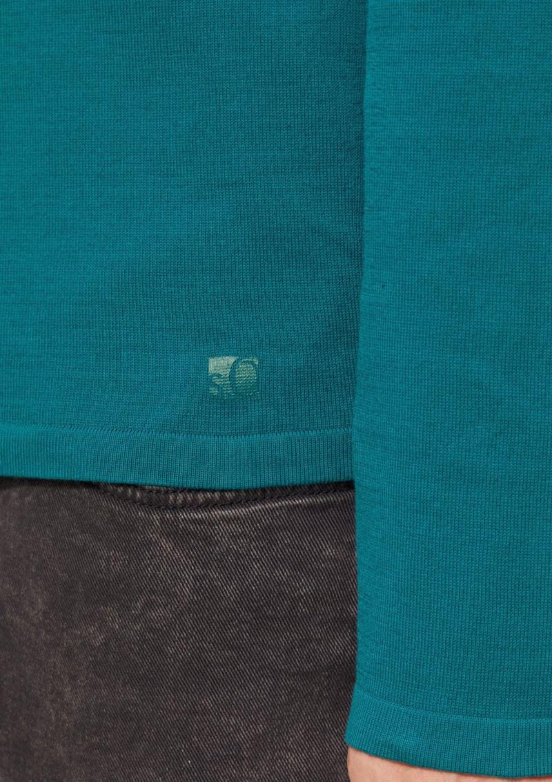 s.Oliver Feinstrickpullover mit Raglanärmeln - petrol