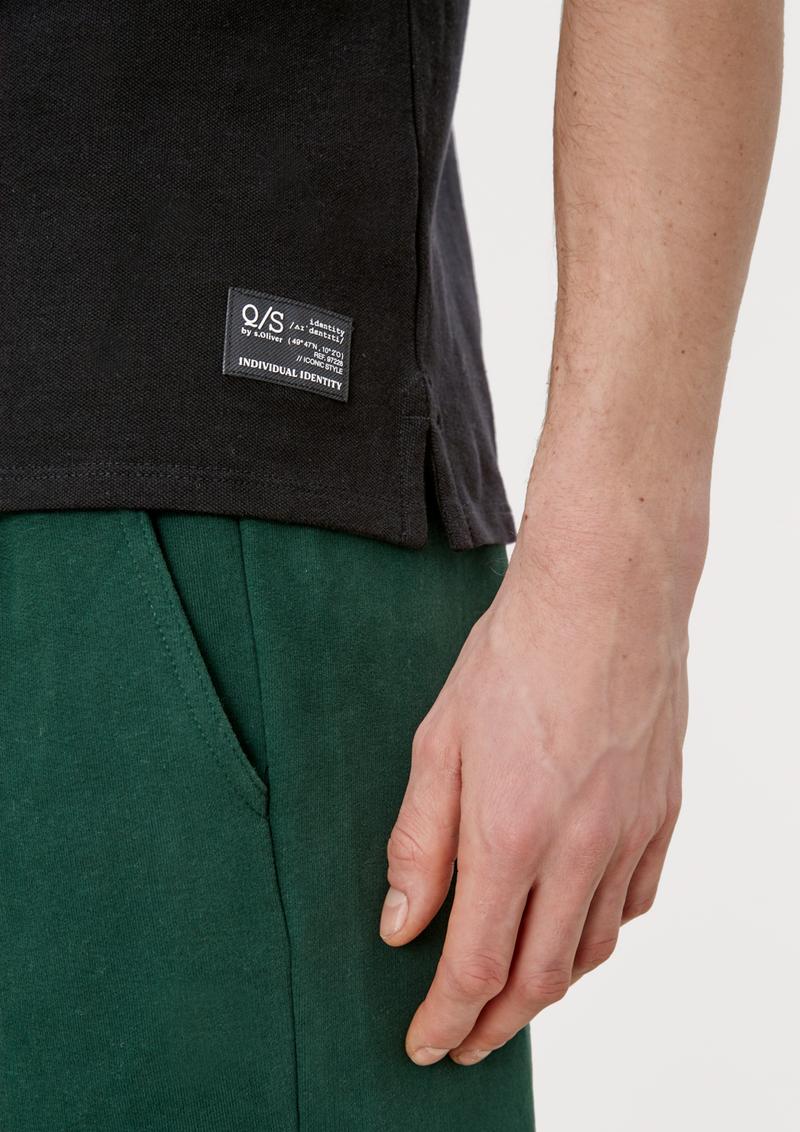 s.Oliver Klassisches Poloshirt - schwarz