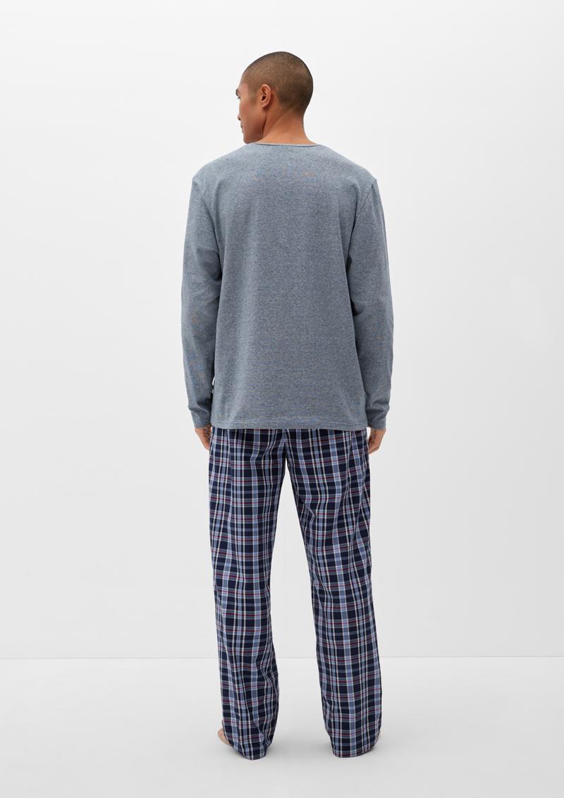 s.Oliver Pyjamahose mit Labelbund - ozeanblau