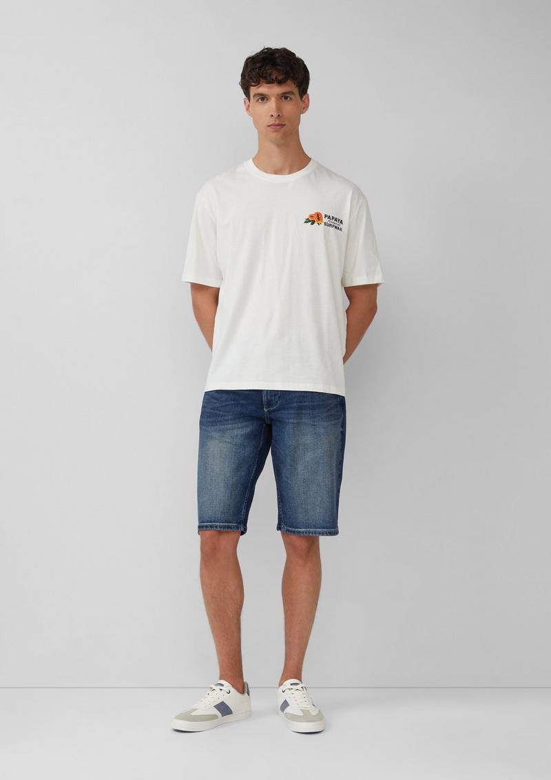 s.Oliver Jeans-Bermuda / Regular Fit / Mid Rise - blau