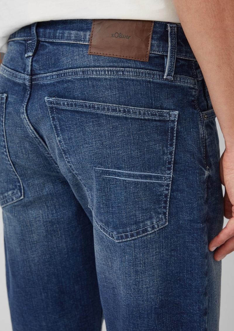 s.Oliver Jeans-Bermuda / Regular Fit / Mid Rise - blau