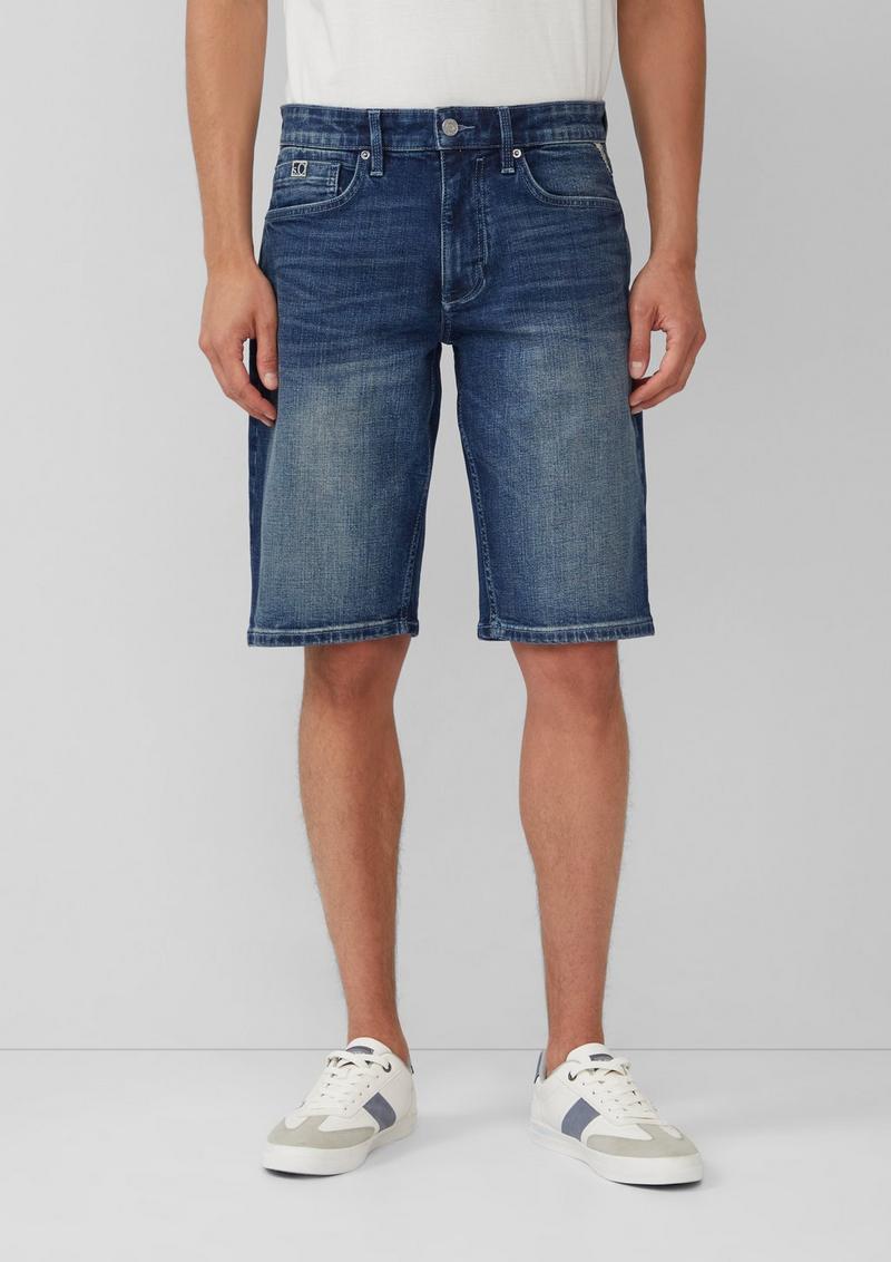s.Oliver Jeans-Bermuda / Regular Fit / Mid Rise - blau