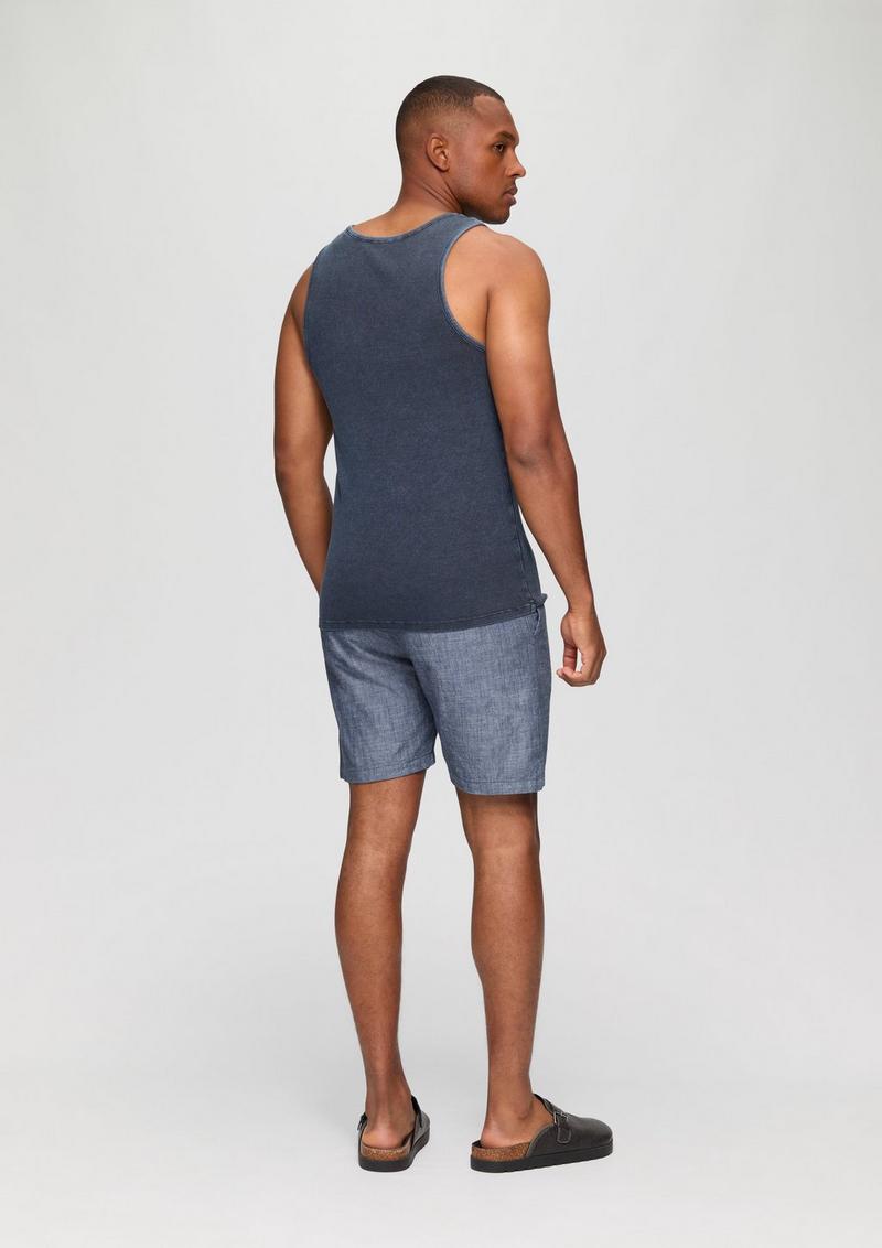 s.Oliver Jeans-Jogger / Regular Fit / Mid Rise / mit Elastikbund - blau
