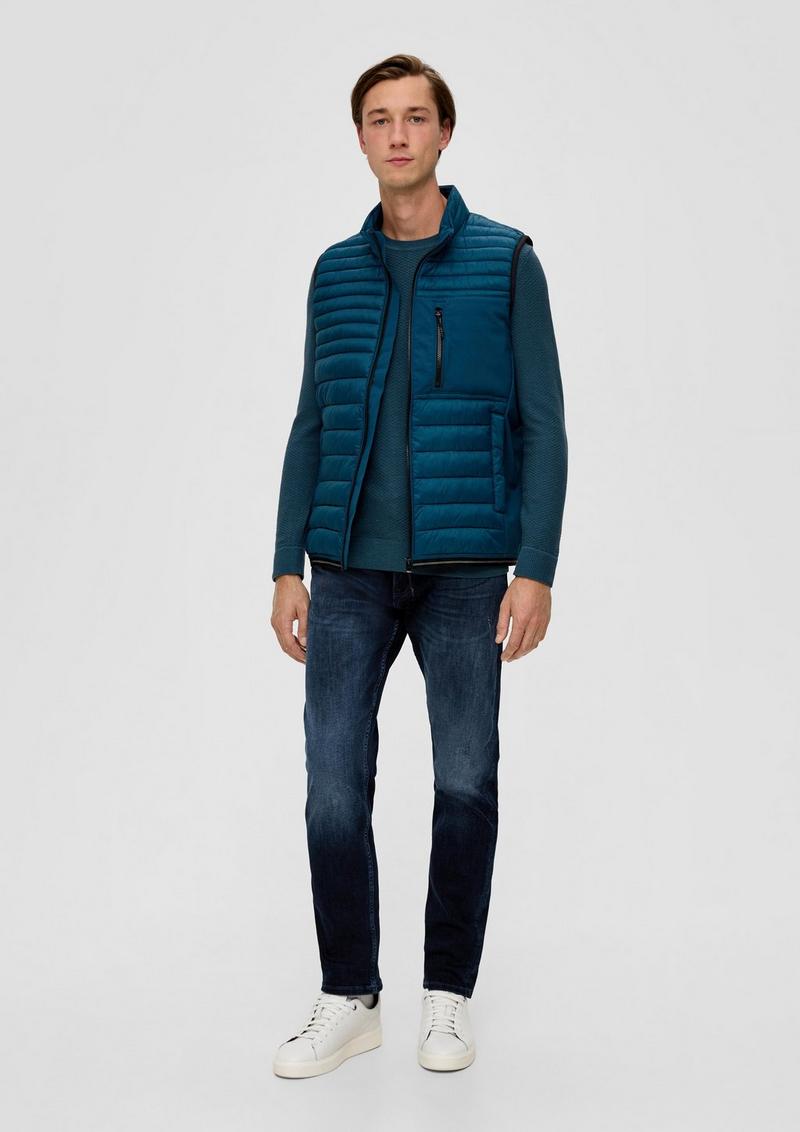 s.Oliver Pullover aus Baumwolle - petrol