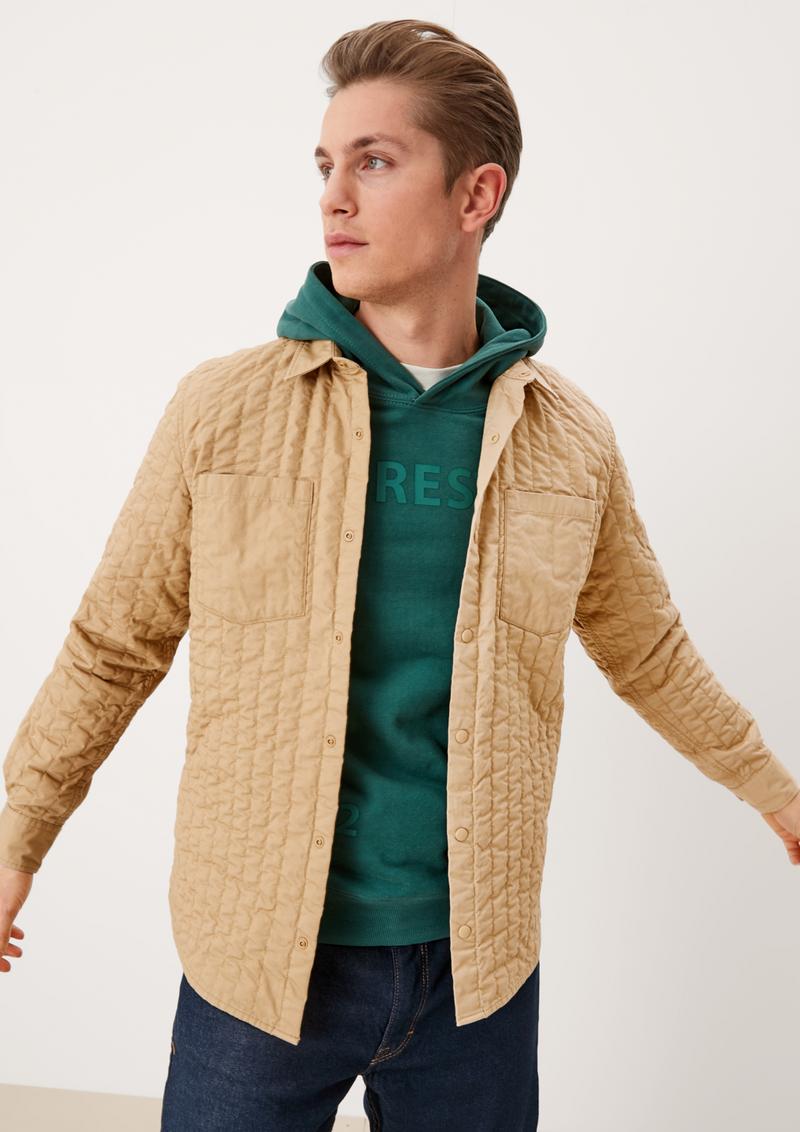 s.Oliver Overshirt mit Steppung - sandstein