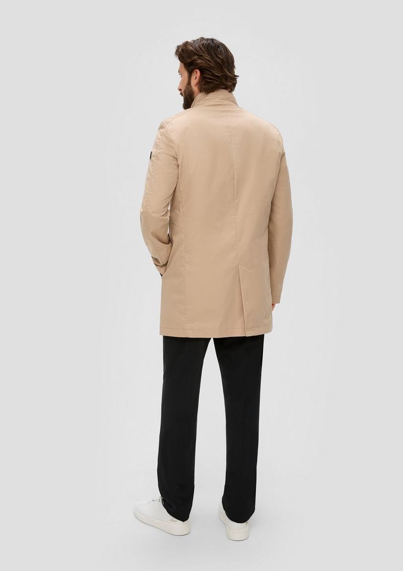s.Oliver Mantel aus Baumwollmix - beige