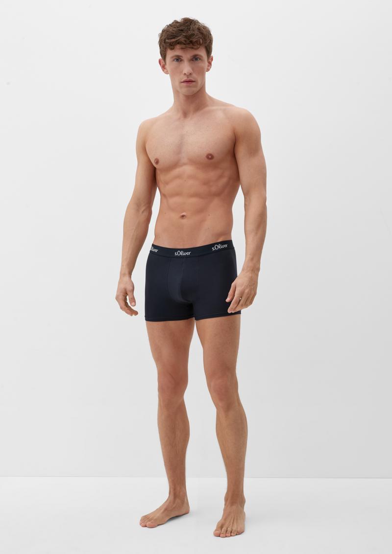 s.Oliver Boxershorts im 3er-Pack - tiefblau